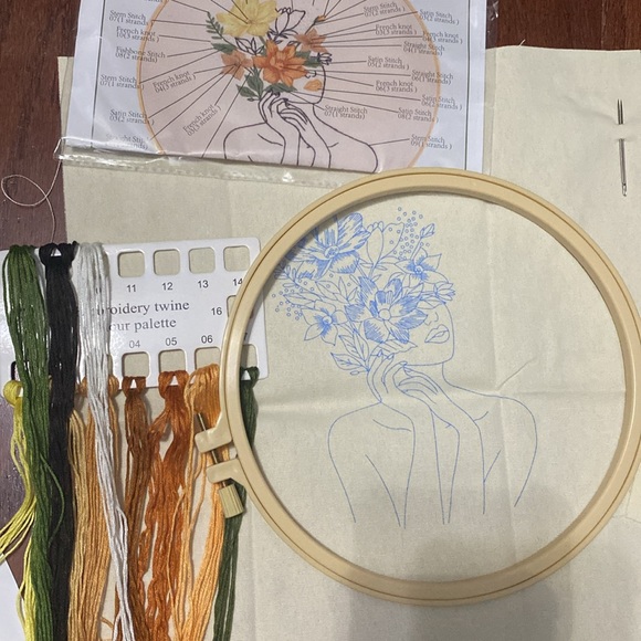 Harimau 3 in Beginner Embroidery Kit - Picture 3 of 5